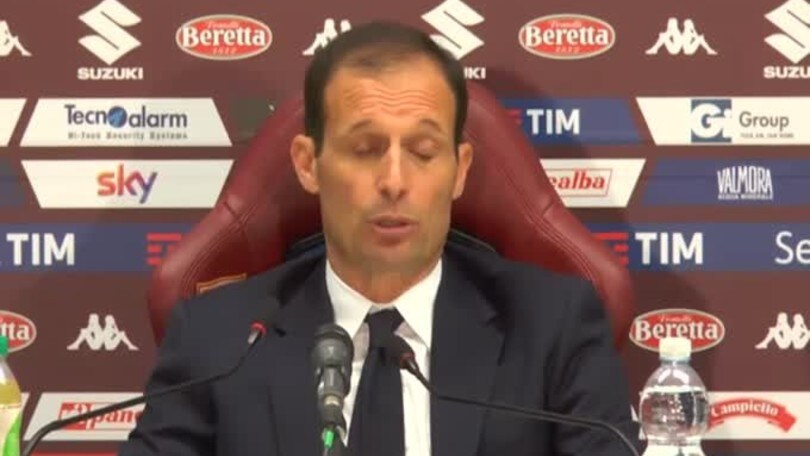 Allegri: "Buona gara. Qualche errore negli ultimi venti metri"
