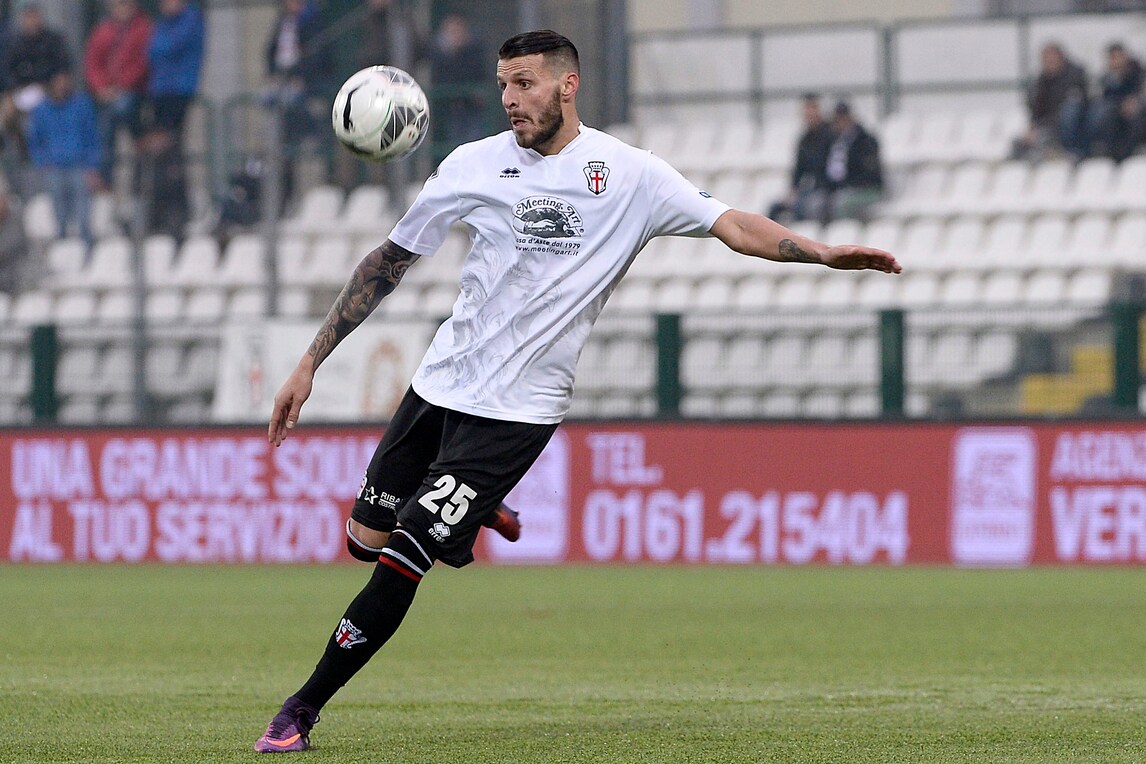 Serie B Pro Vercelli, una giornata di squalifica ad Altobelli