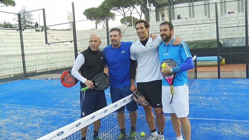 Da Mancini a Di Biagio, stelle del calcio al Master di paddle