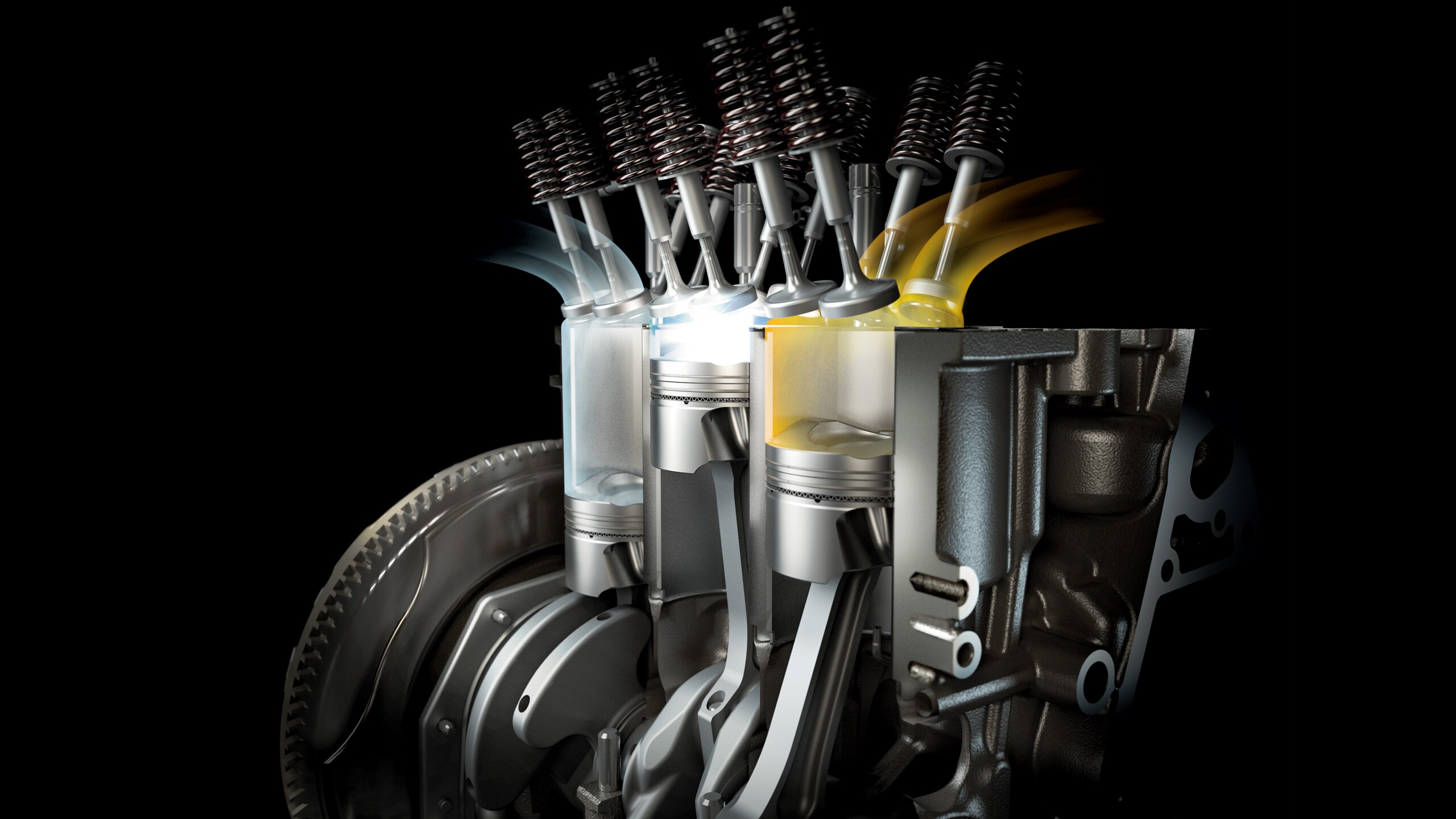 Ford presenta il primo motore "3 per 2"