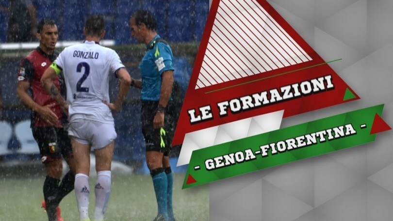 Stasera si recupera Genoa-Fiorentina