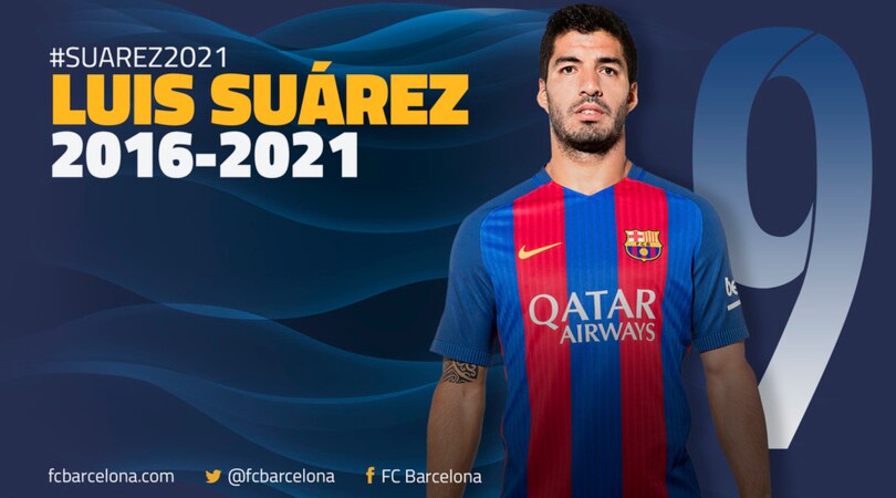 Barcellona-Suarez fino al 2021: clausola da 200 milioni!