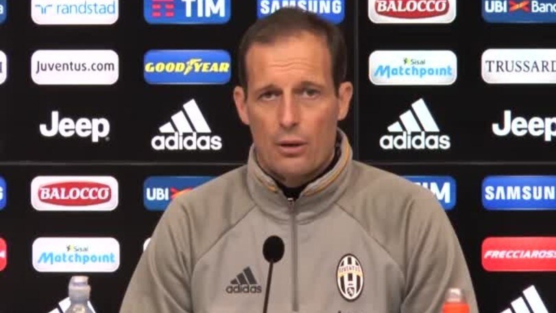 Allegri: "Con la Roma non è decisiva per il campionato"