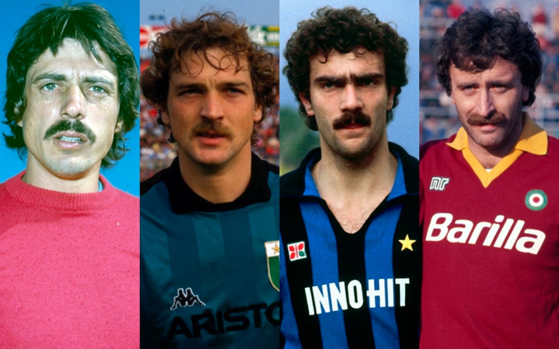 25 baffi famosi del calcio che ci vengono in mente