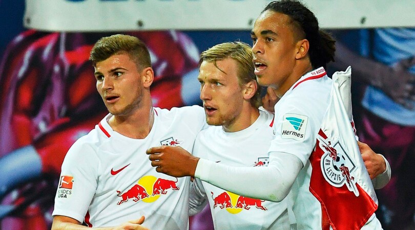 Bundesliga: il Lipsia torna a vincere, 2-0 all'Hertha Berlino