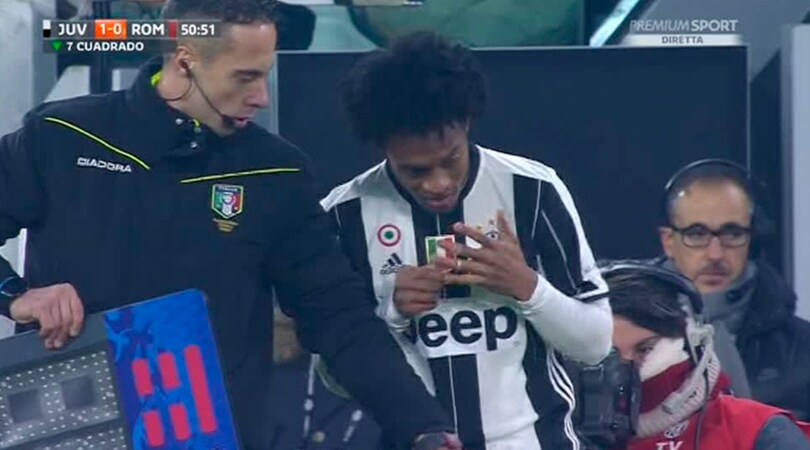 Juventus-Roma: Cuadrado ha qualche problemino con la fede