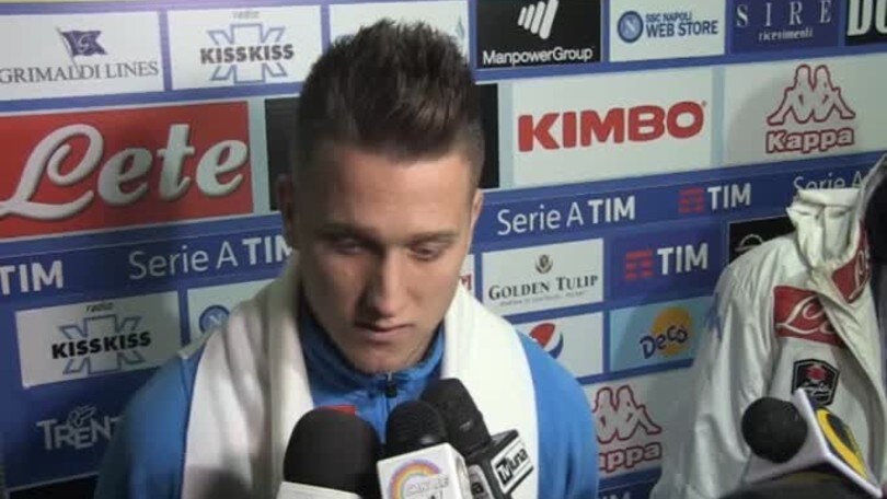 Zielinski: "Sarri? Arrabbiato per i gol subiti"