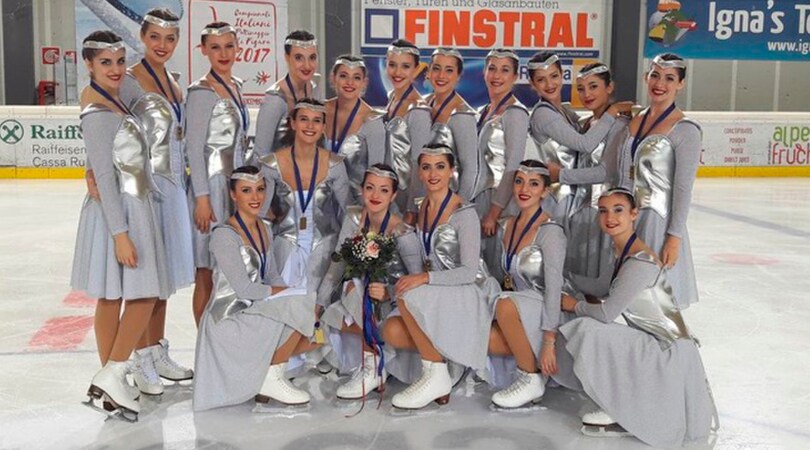 Pattinaggio sincronizzato. Medaglia d’oro per le Hot Shivers