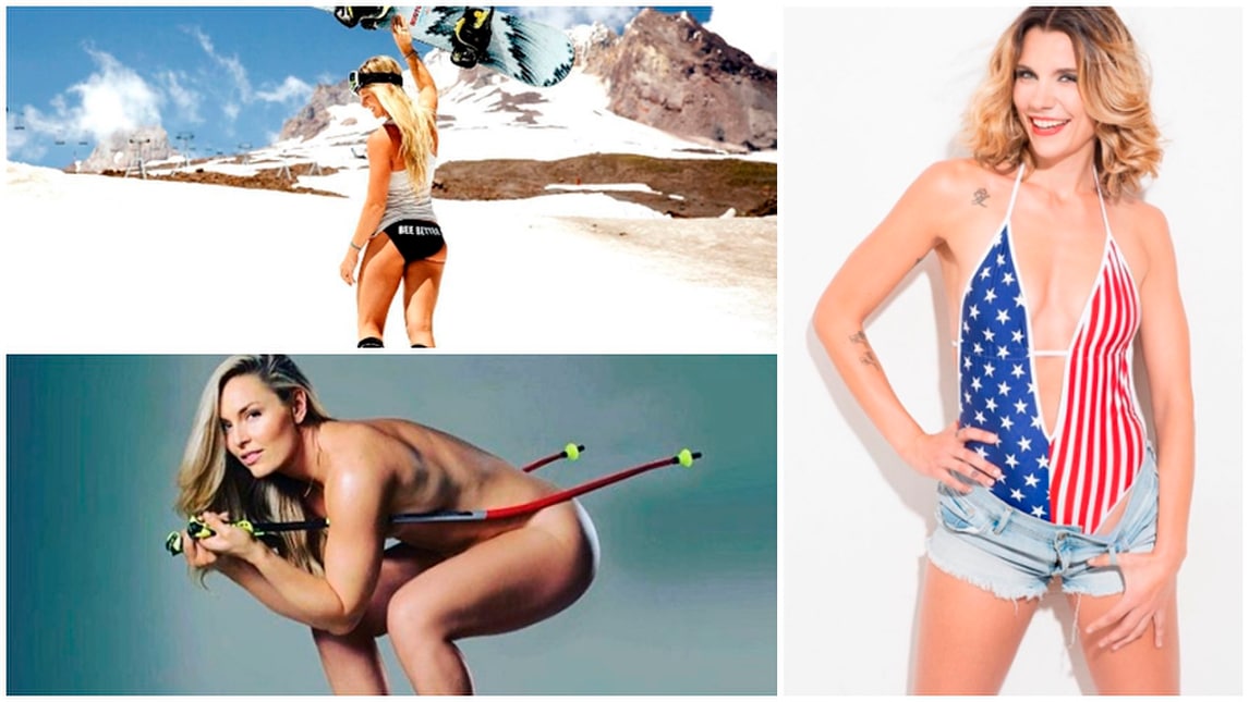 Da Lindsey Vonn a Jackie Chamoun, chi è l'atleta più hot delle nevi?