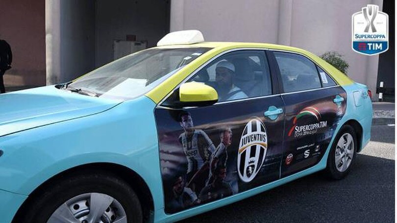 A Doha anche i taxi sono di Juventus e Milan