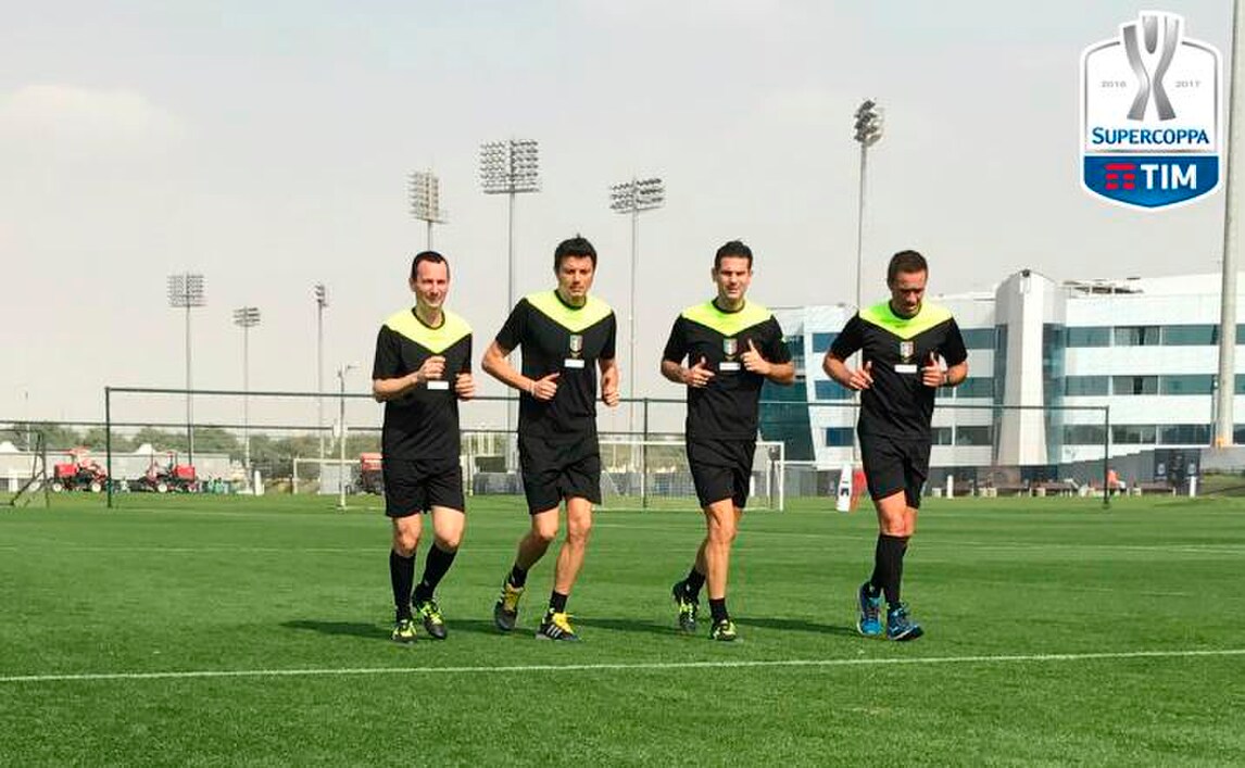 Juventus-Milan, anche gli arbitri si allenano a Doha