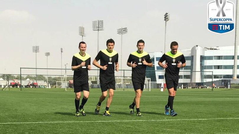 Juventus-Milan, anche gli arbitri si allenano a Doha