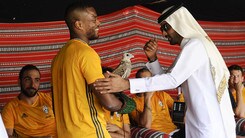 L'allenamento Juve è terminato e per Evra c'è un nuovo amico