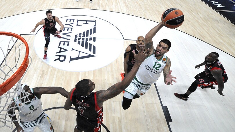 Basket Eurolega, Milano crolla con il Panathinaikos