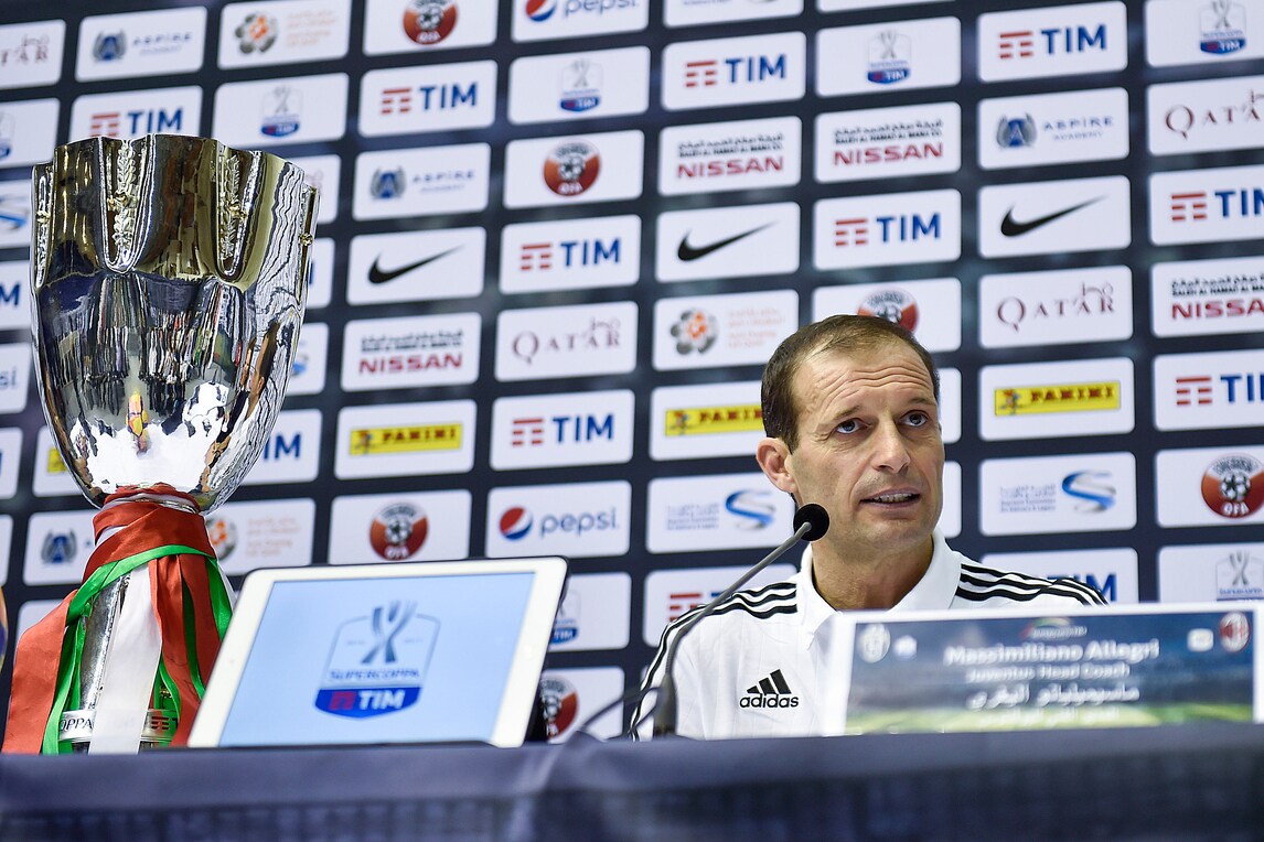 Juventus, Allegri: «Domani serve una Juve da battaglia»
