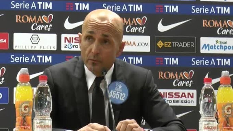Spalletti:"Se vogliamo raffrontarci alla Juve è tutto fallito"
