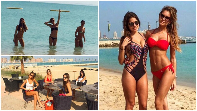 La Supercoppa delle wags Juve: che relax a Doha!