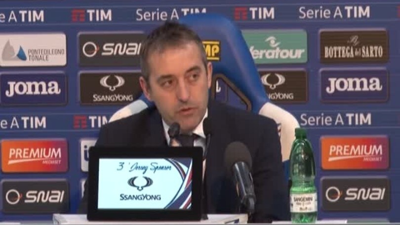 Giampaolo: "Non era una partita semplice"
