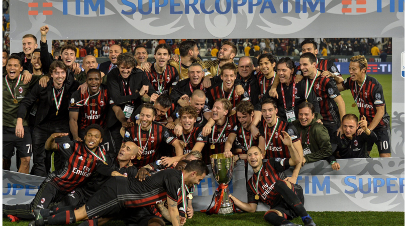 Supercoppa Italiana: la gioia del Milan dopo la vittoria ai rigori