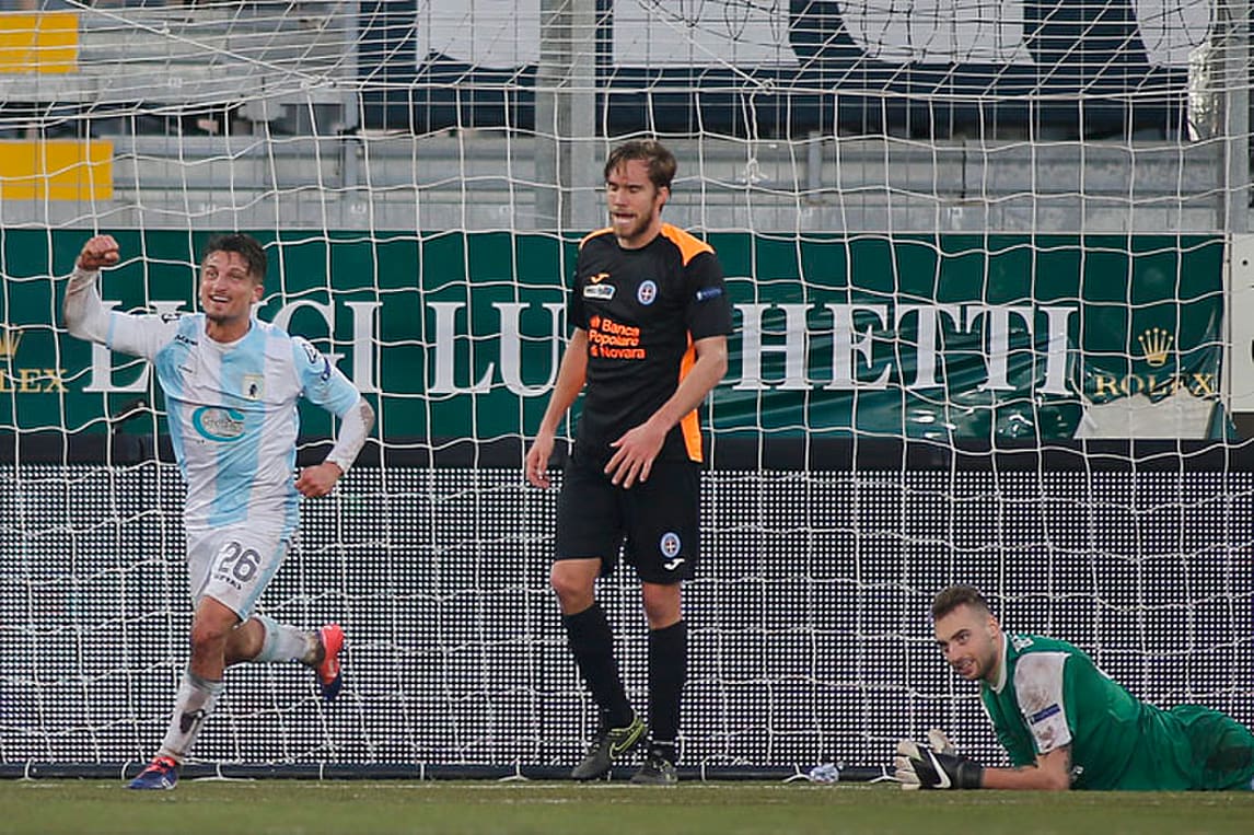 Novara, che crollo! La Virtus Entella fa poker