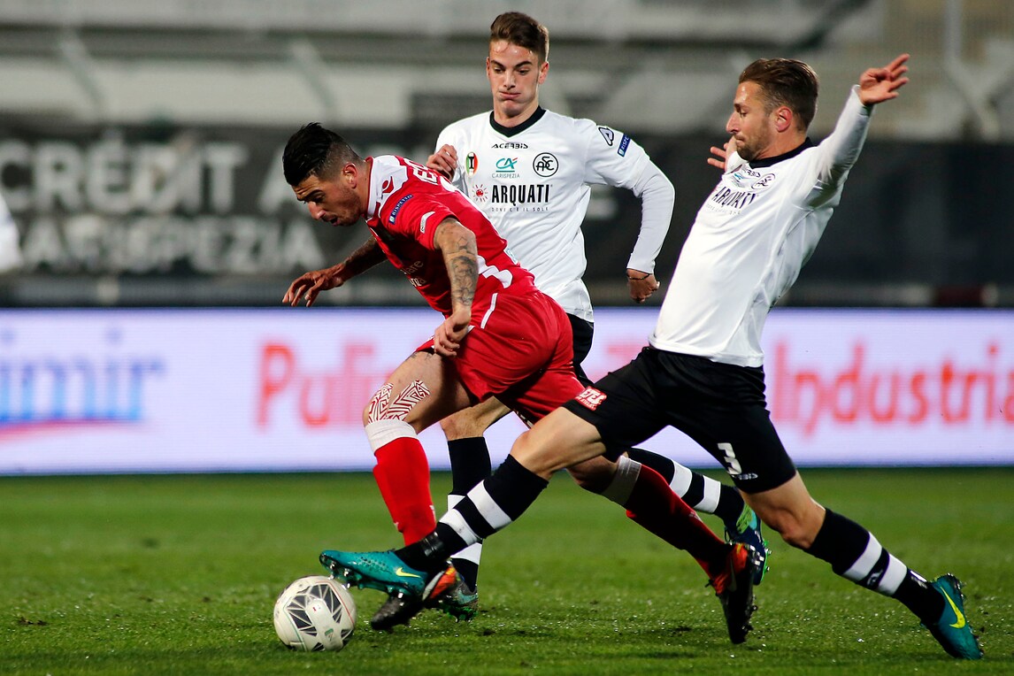 Serie B Spezia-Vicenza 0-0: rosso per Pulzetti