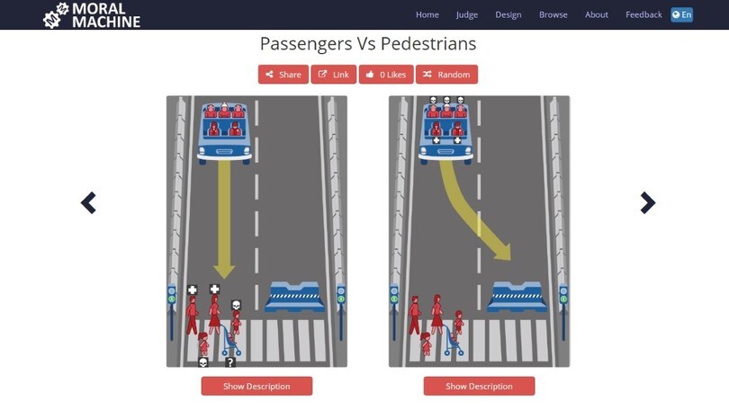 Moral Machine, il problema sociale della guida autonoma