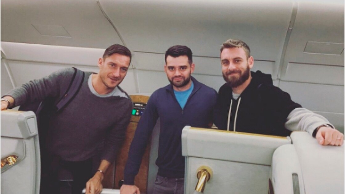 Totti e De Rossi volano alle maldive: Natale al caldo