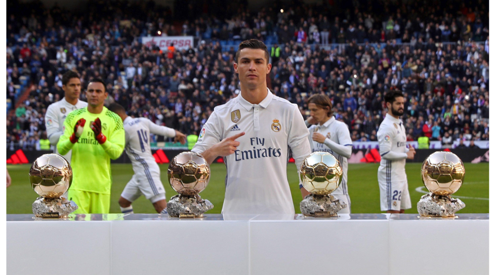 Cristiano Ronaldo, tutti i Palloni d'Oro al Bernabeu - Tuttosport