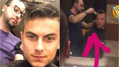 Dybala convince Neto a tagliarsi i capelli