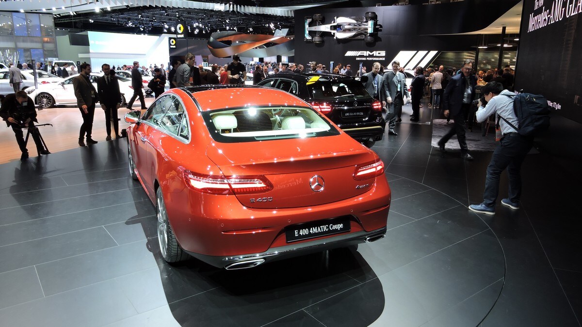 Detroit live, Mercedes E Coupé, viaggi in prima classe