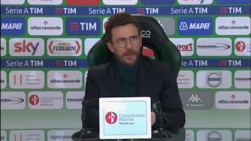 Di Francesco: "E' stata dura senza Berardi"
