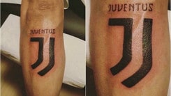 E' questo il primo tatuaggio con il nuovo logo della Juve?