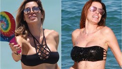 Aida Yespica ci prova con i racchettoni a Miami