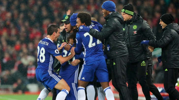 Risultati immagini per liverpool chelsea 1-1 conte