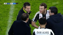 Juve-Inter, Lichtsteiner si arrabbia con Allegri