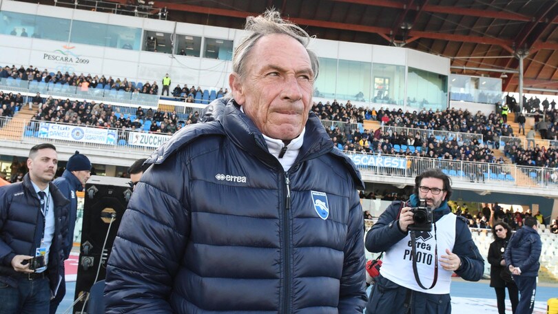 Serie A Pescara, Zeman impone i gradoni