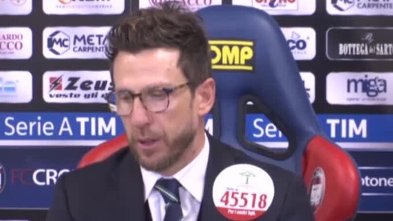 Di Francesco: "Partita condizionata dal forte vento"