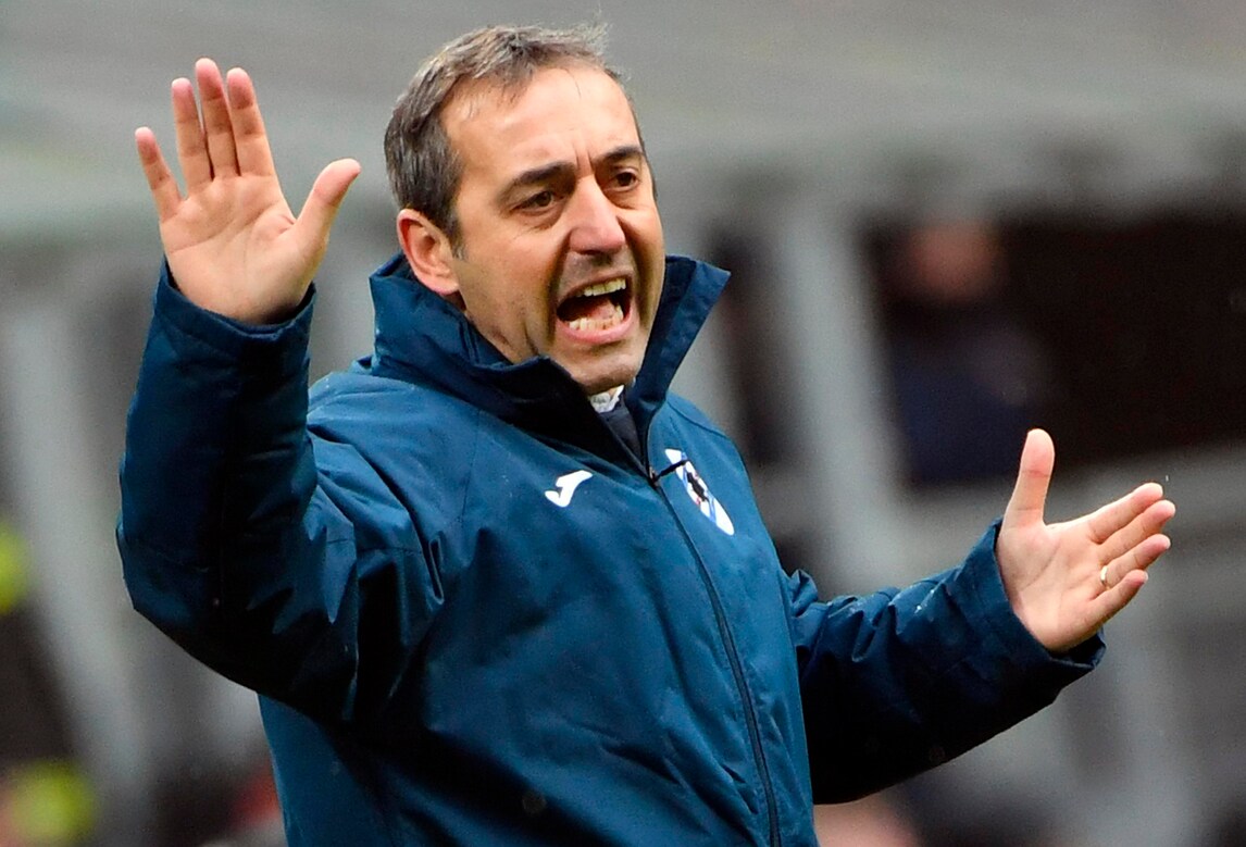 Serie A Sampdoria, Giampaolo: «Allegri arrabbiato? Non voleva soffrire...»
