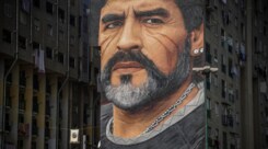 Murales di Maradona: Napoli omaggia il suo Diego