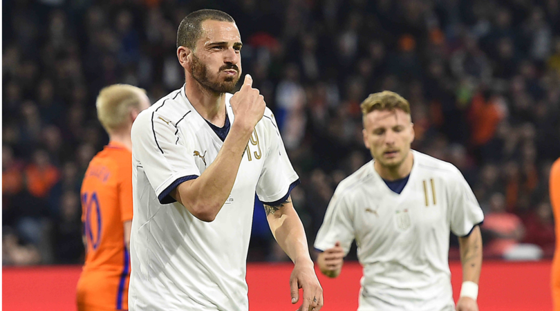 Olanda-Italia 1-2: Bonucci firma il gol decisivo, Donnarumma show