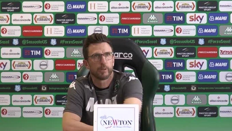 Di Francesco: "Ripartiamo dai sessanta minuti iniziali contro la Roma"