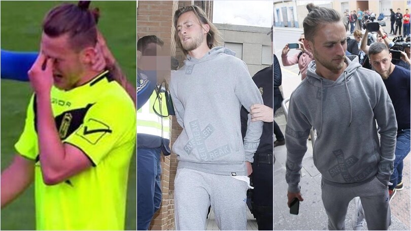 Eldense: l'arresto di Mikey Fernandez, che piangeva dopo il 12-0