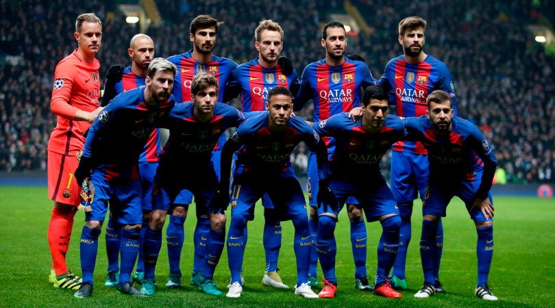 Barcellona: Piqué, Rakitic e Neymar diffidati, rischiano di saltare il ritorno