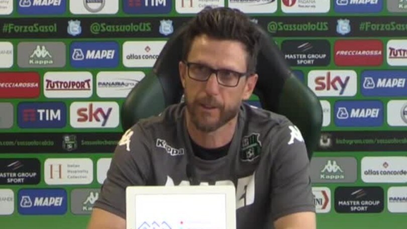Di Francesco sulla Sampdoria: "Dobbiamo fare attenzione alla loro verticalità"