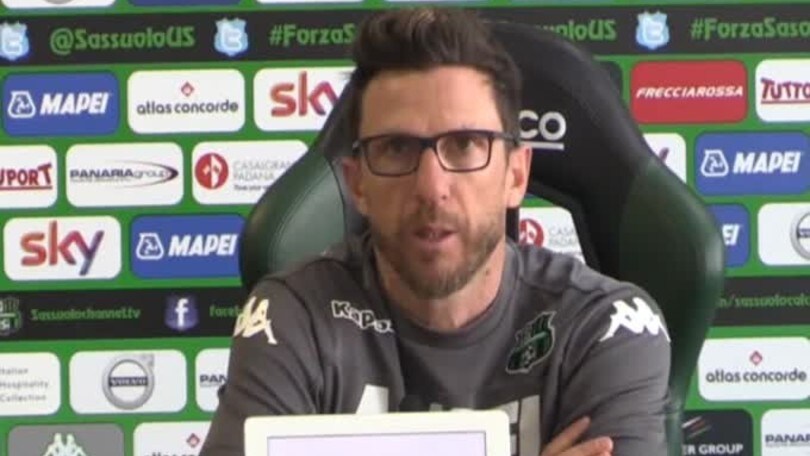 Di Francesco: "Sassuolo ottima società che sta crescendo"