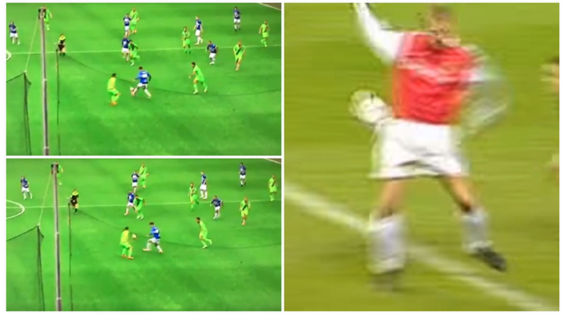Schick, che gol! Il campioncino imita Bergkamp