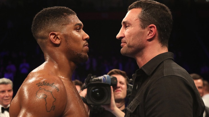 Pugilato, per la corona mondiale dei pesi massimi Joshua vs Klitschko