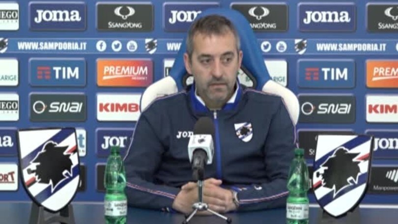Giampaolo: "Domani dovremo giocare da cooperativa"