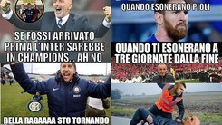 Inter, Pioli esonerato e la Juventus in finale di Champions: il web non perdona