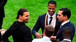 Europa League, Ibrahimovic a bordo campo: «Benvenuti alla Zlatan Arena»